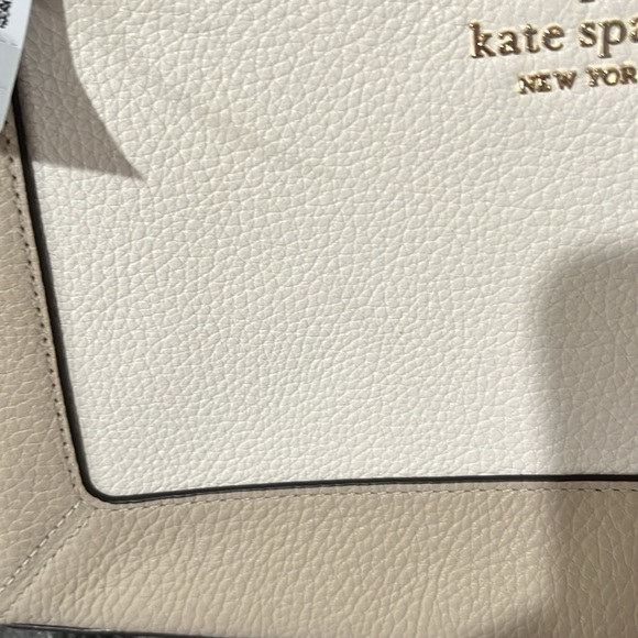 Kate spade outlet small shoulder bag in colorblock pebble light sand - Picture 4 of 10